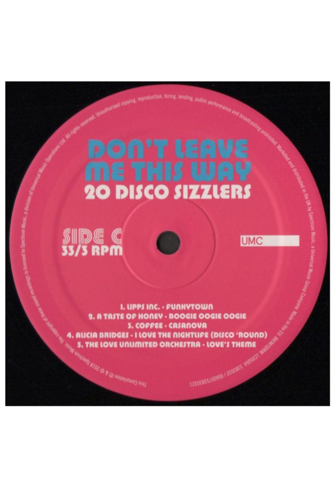 DONT LEAVE ME THIS WAY - 20 DISCO SIZZLERS (2LP) | VINILO-2