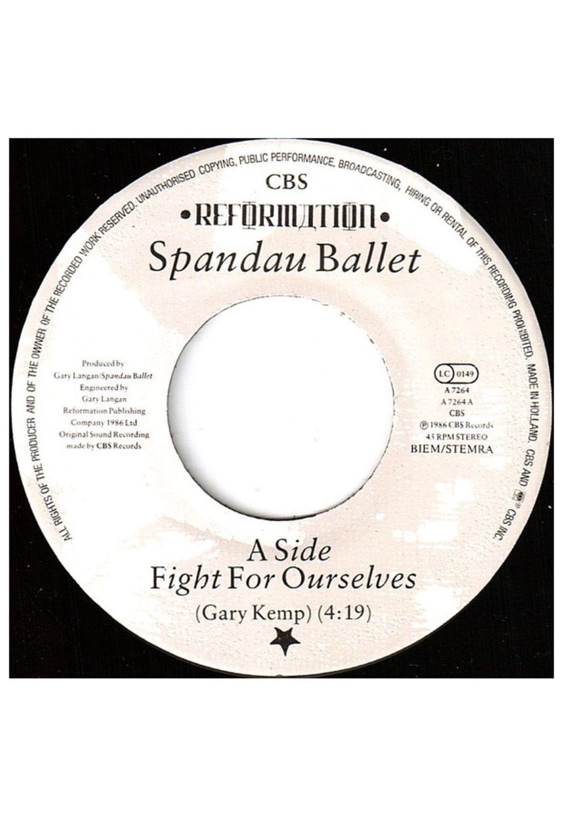 SPANDAU BALLET - FIGHT FOR OURSELVES | 7'' SINGLE VINILO USADO-2