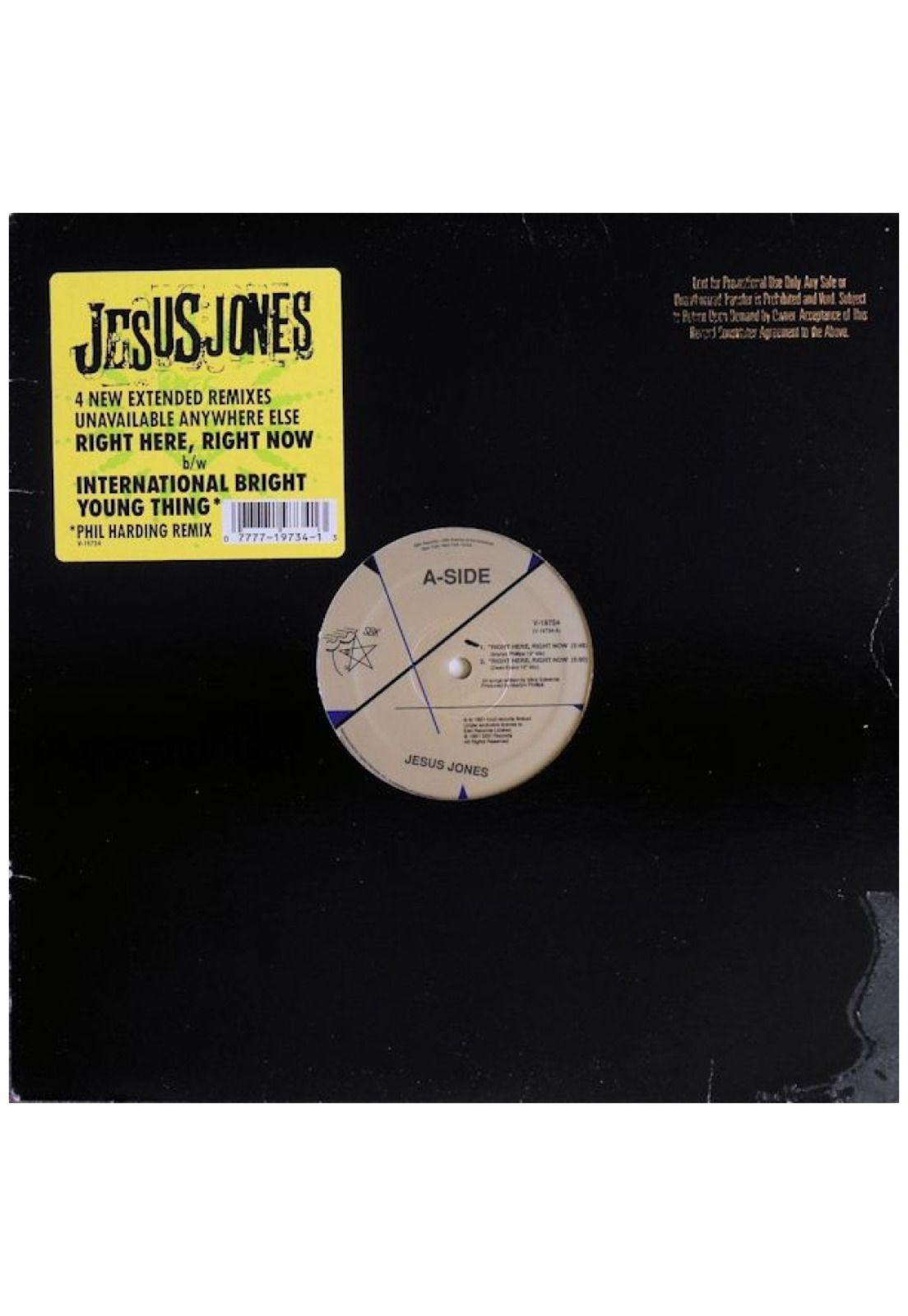 JESUS JONES - RIGHT HERE, RIGHT NOW | 12" MAXI SINGLE VINILO USADO-3