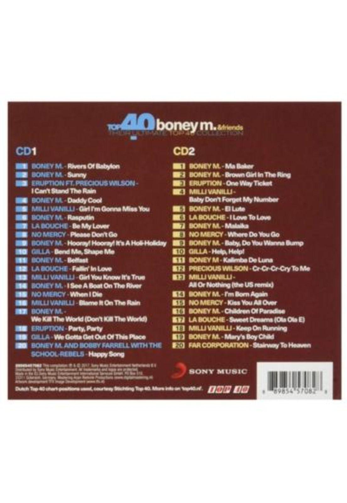 BONEY M & FRIENDS - THEIR ULTIMATED TOP 40 COLLECTION (2CD) | CD-1