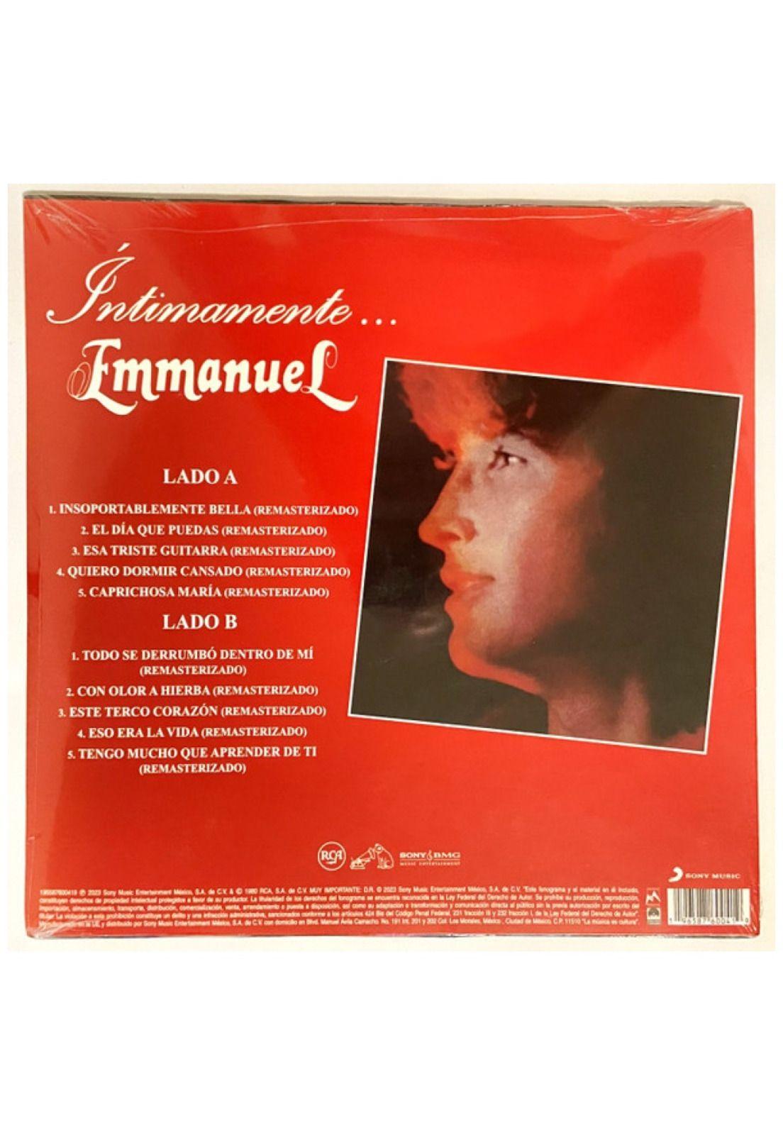 EMMANUEL  - INTIMAMENTE | VINILO-2