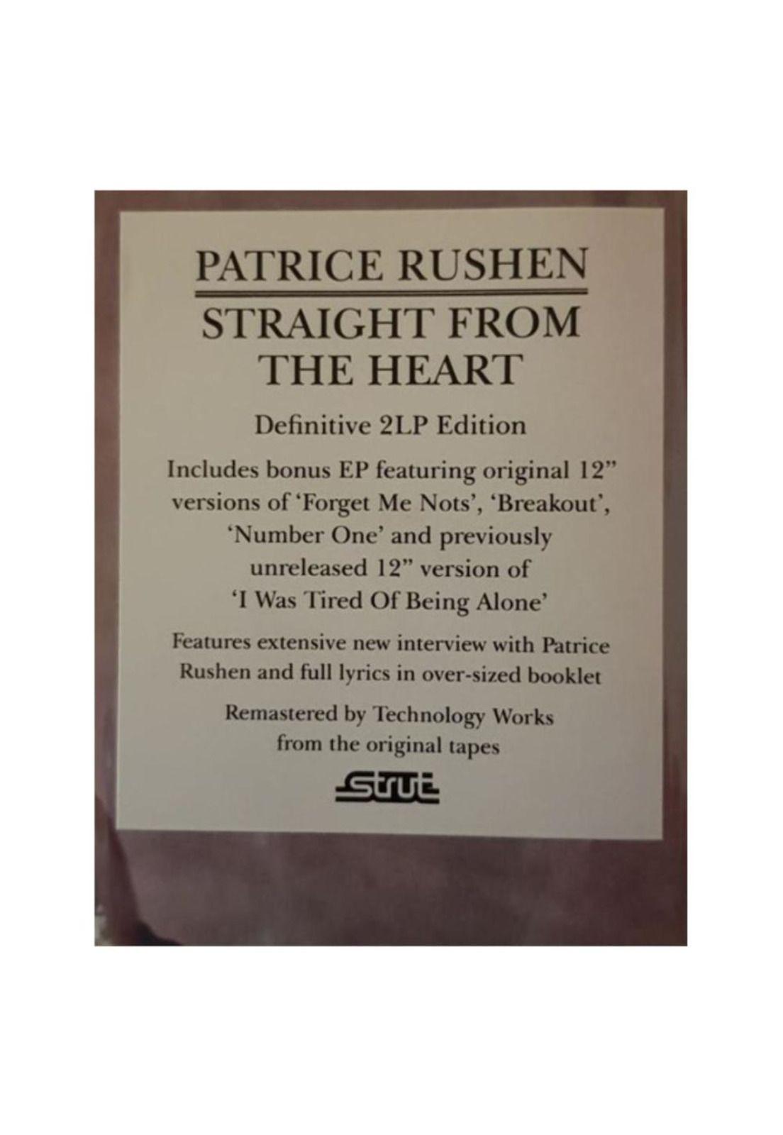 PATRICE RUSHEN - STRAIGHT FROM THE HEART (2LP) | VINILO-2