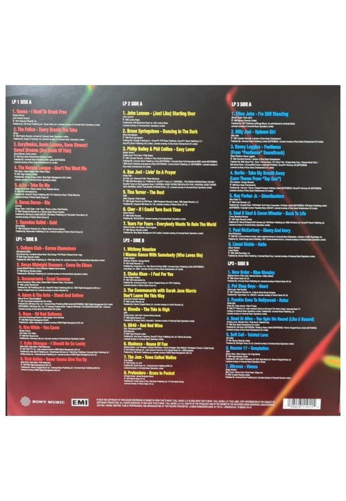 NOW THE 80'S - VARIOUS (3LP) | VINILO-1