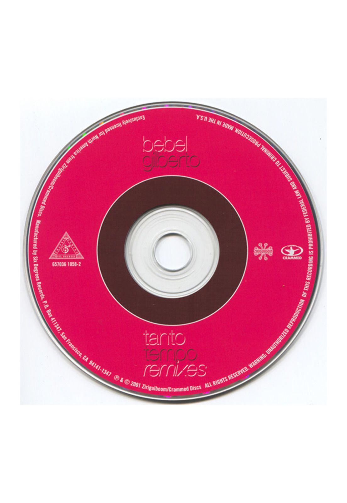 BEBEL GILBERTO - TANTO TEMPO REMIXES | CD USADO-2