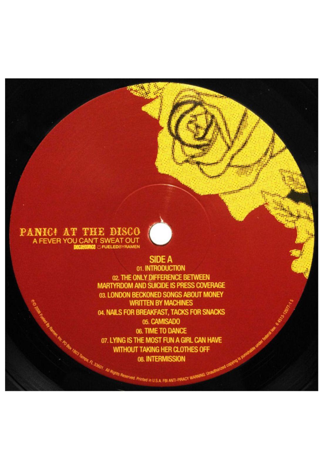 PANIC AT THE DISCO -  A FEVER YOU CAN'T SWEAT OUT | VINILO-4