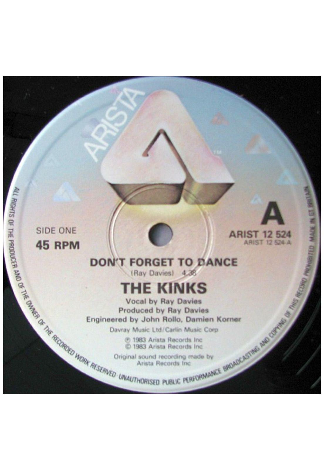 THE KINKS - DON'T FORGET TO DANCE | 12" MAXI SINGLE VINILO USADO-2