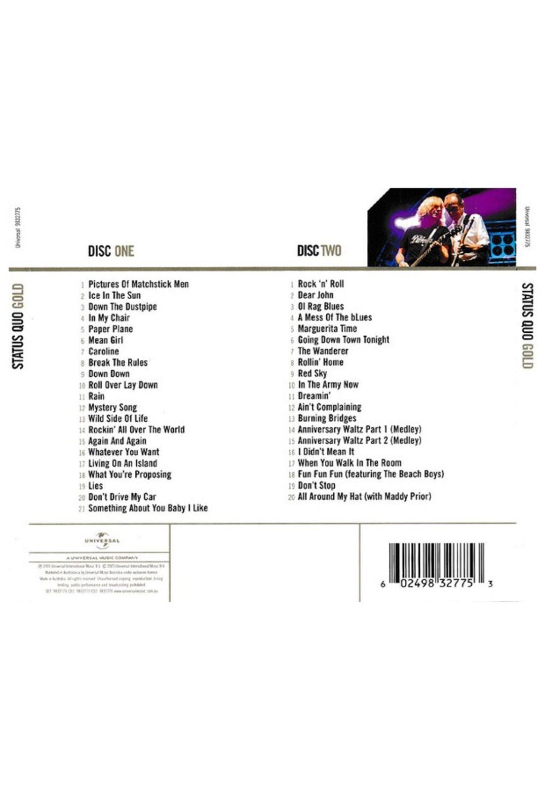 STATUS QUO - GOLD (2CD) | CD-3