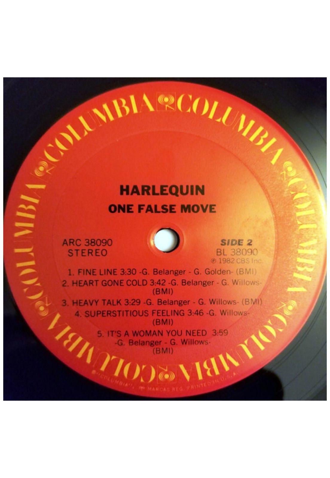 HARLEQUIN - ONE FALSE MOVE (PROMO COPY) | VINILO USADO-3