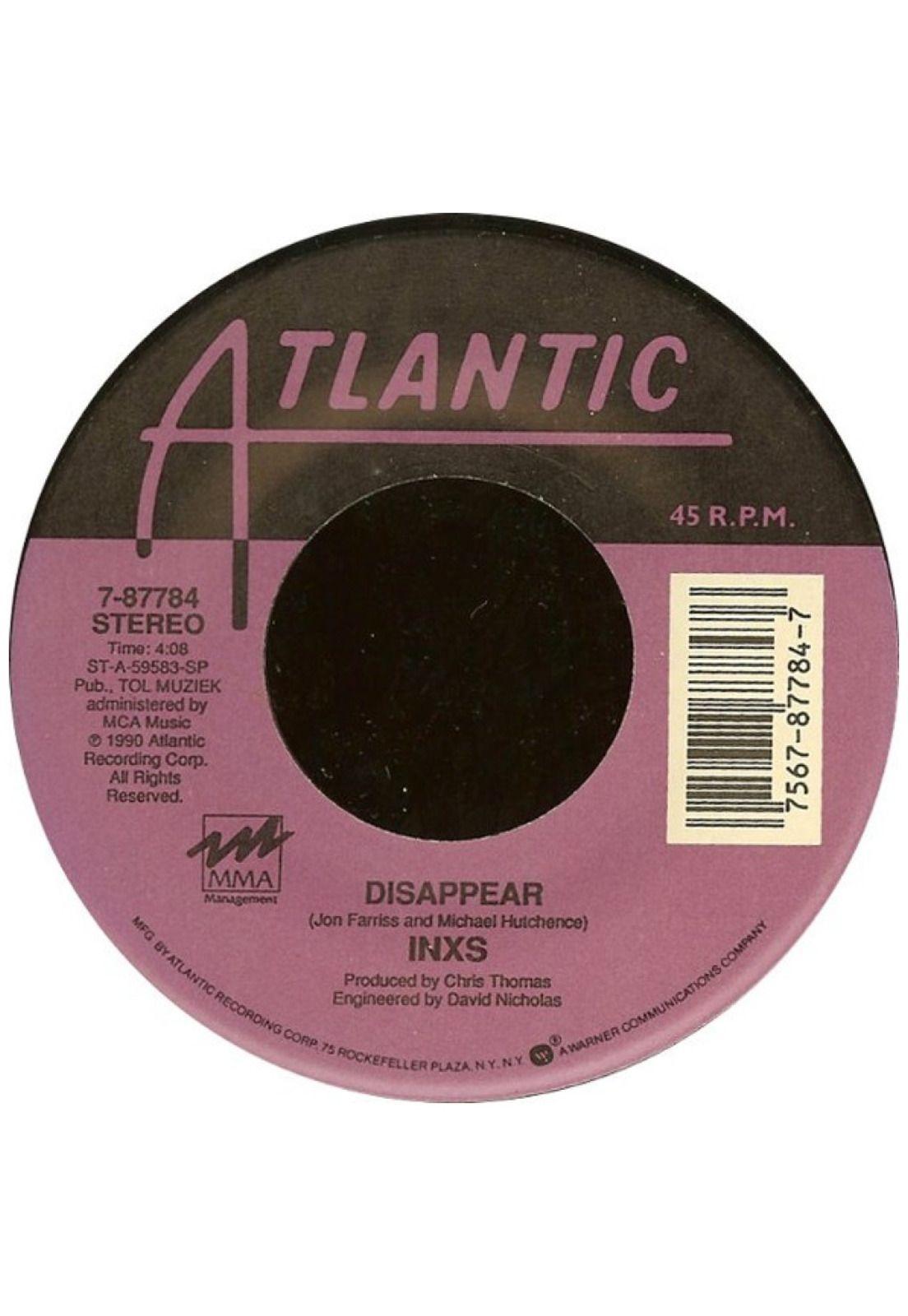 INXS - DISAPPEAR | 7" SINGLE USADO-2