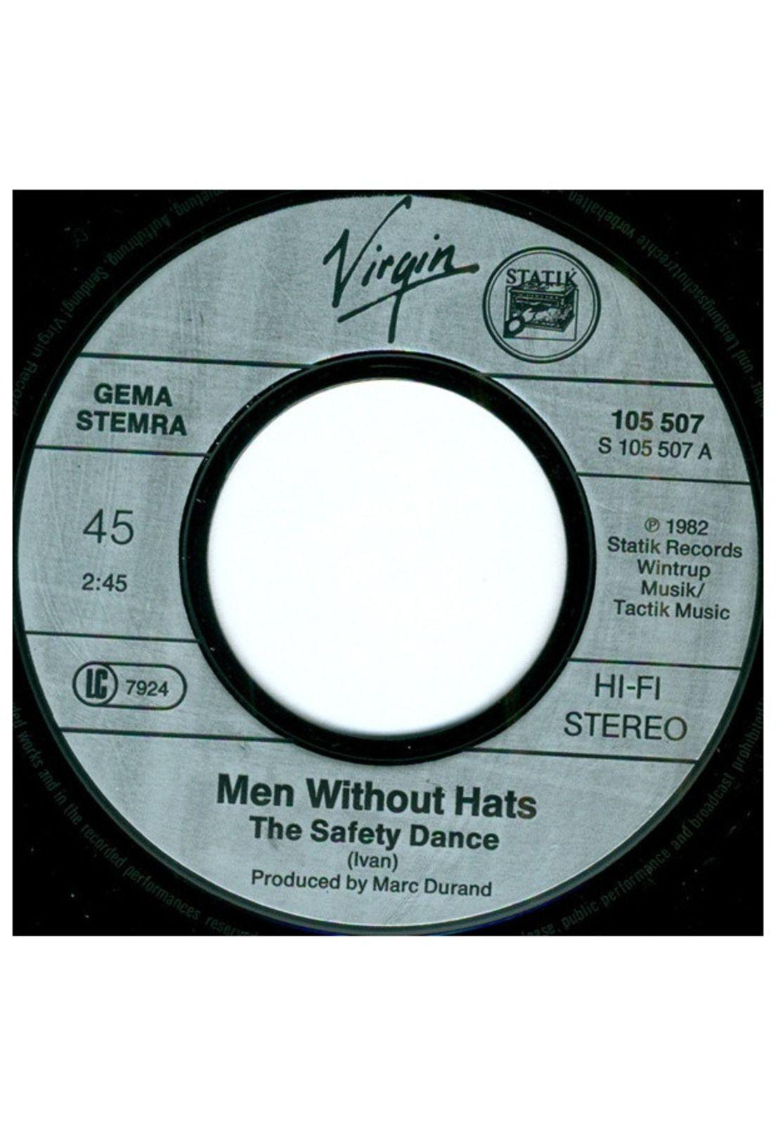 MEN WITHOUT HATS - SAFETY DANCE | 7" SINGLE USADO-2