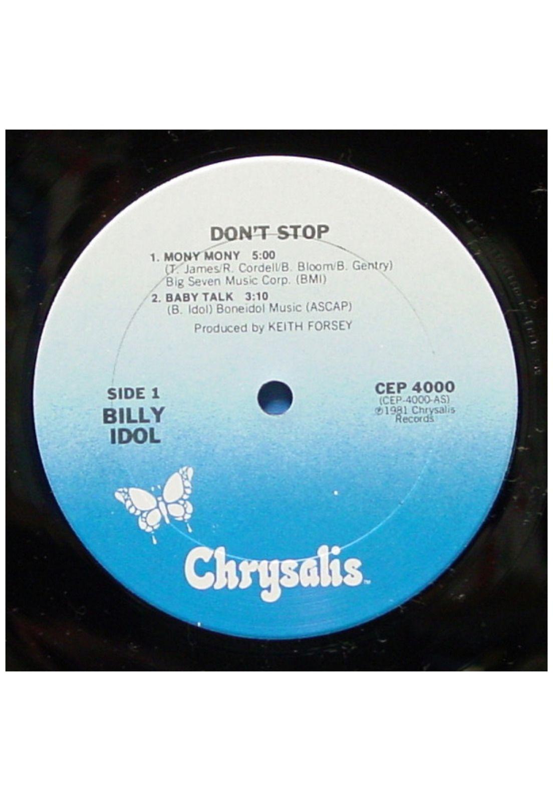 BILLY IDOL - DON'T STOP | VINILO USADO-2