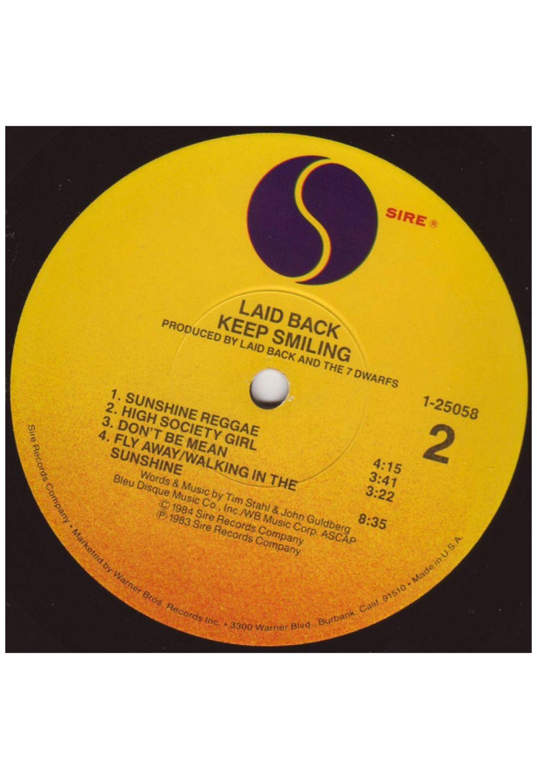 LAID BACK - KEEP SMILING | VINILO USADO-3