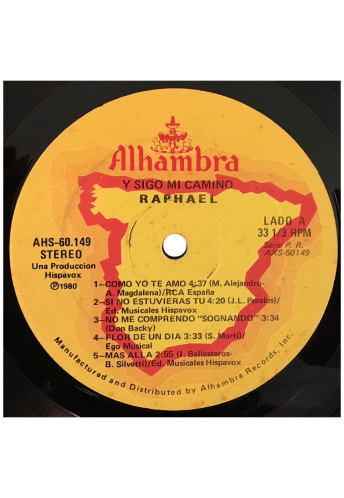 RAPHAEL - Y…SIGO MI CAMINO | VINILO USADO-2