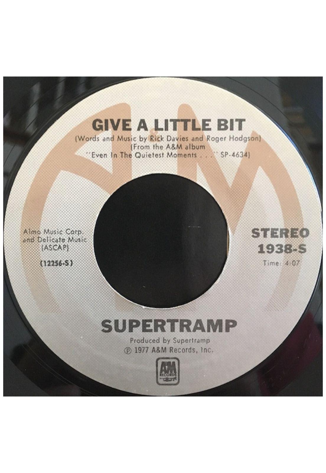SUPERTRAMP - GIVE A LITTLE BIT | 7" SINGLE USADO-2