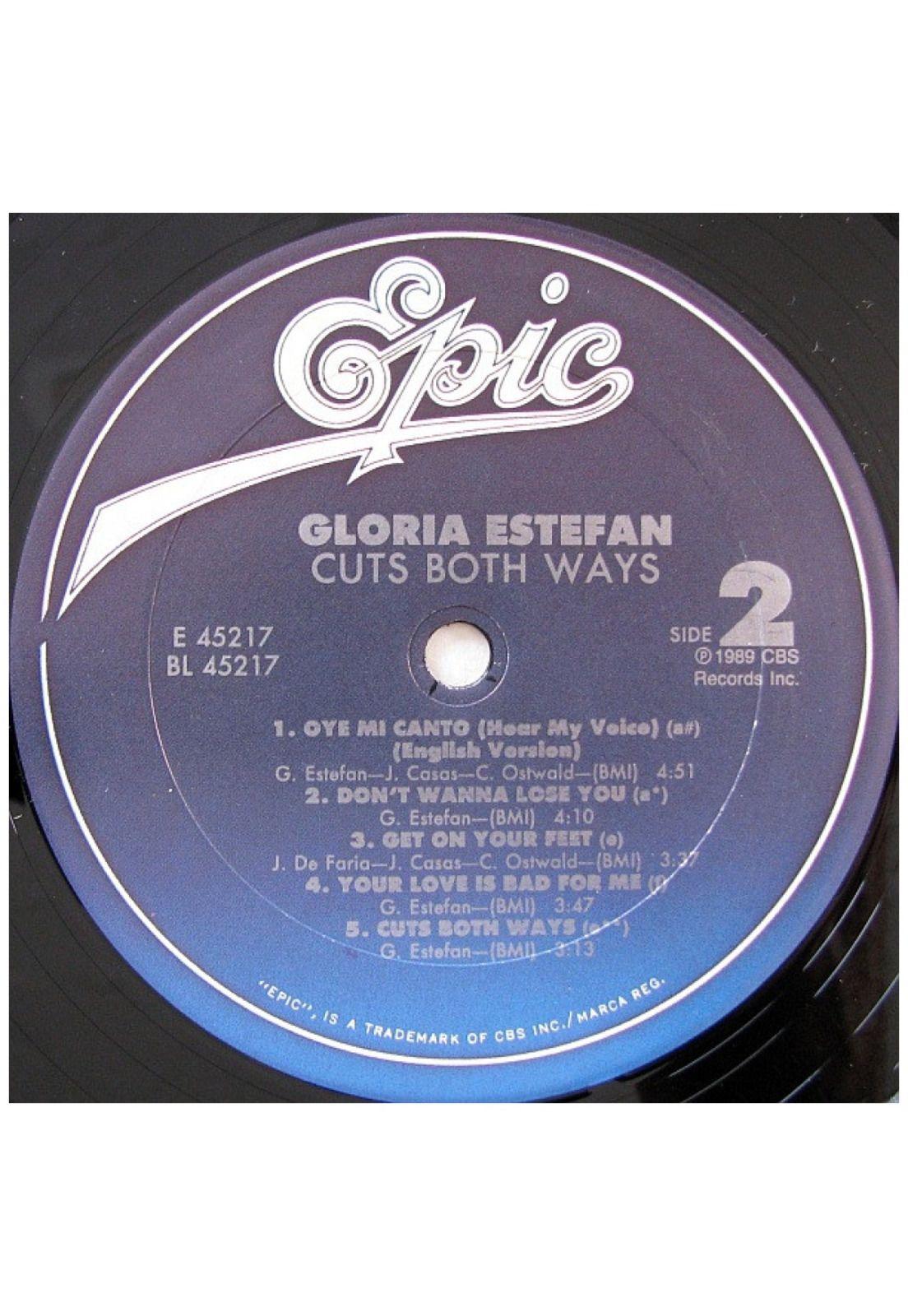 GLORIA ESTEFAN - CUTS BOTH WAYS | VINILO USADO-3