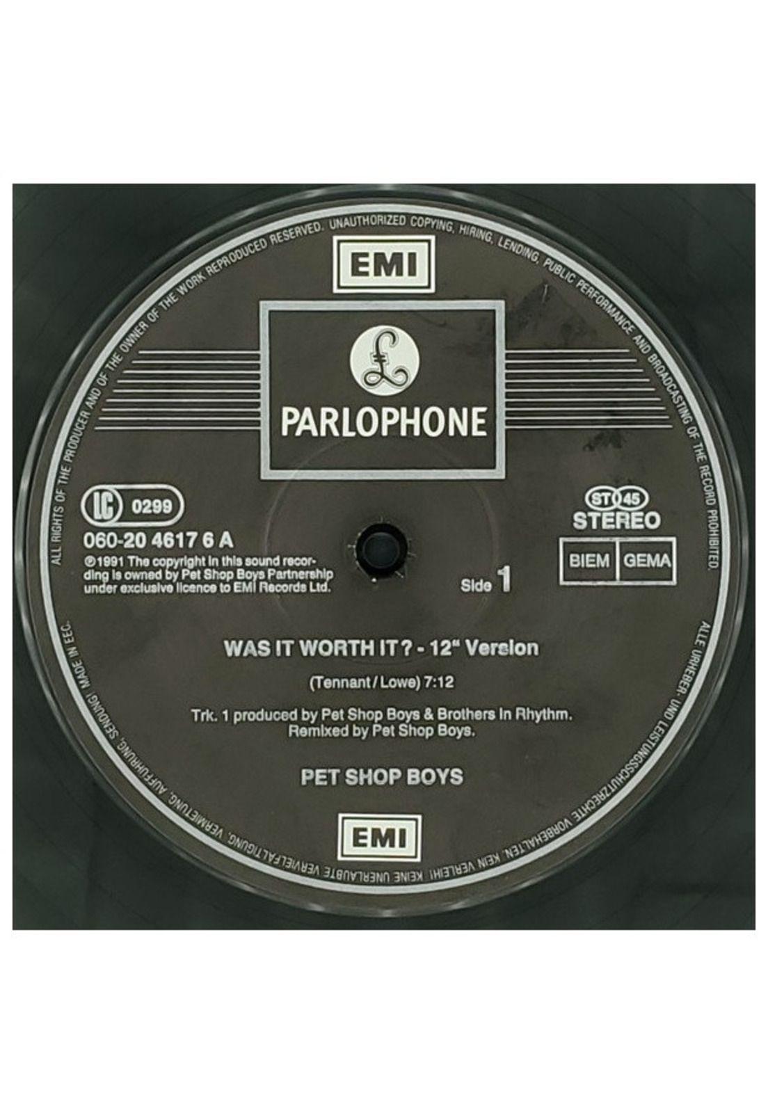 PET SHOP BOYS - WAS IT WORTH IT? | 12" MAXI SINGLE VINILO USADO-2