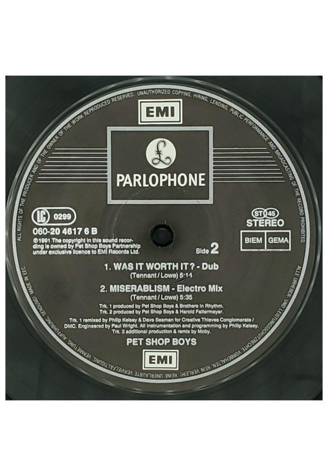PET SHOP BOYS - WAS IT WORTH IT? | 12" MAXI SINGLE VINILO USADO-3