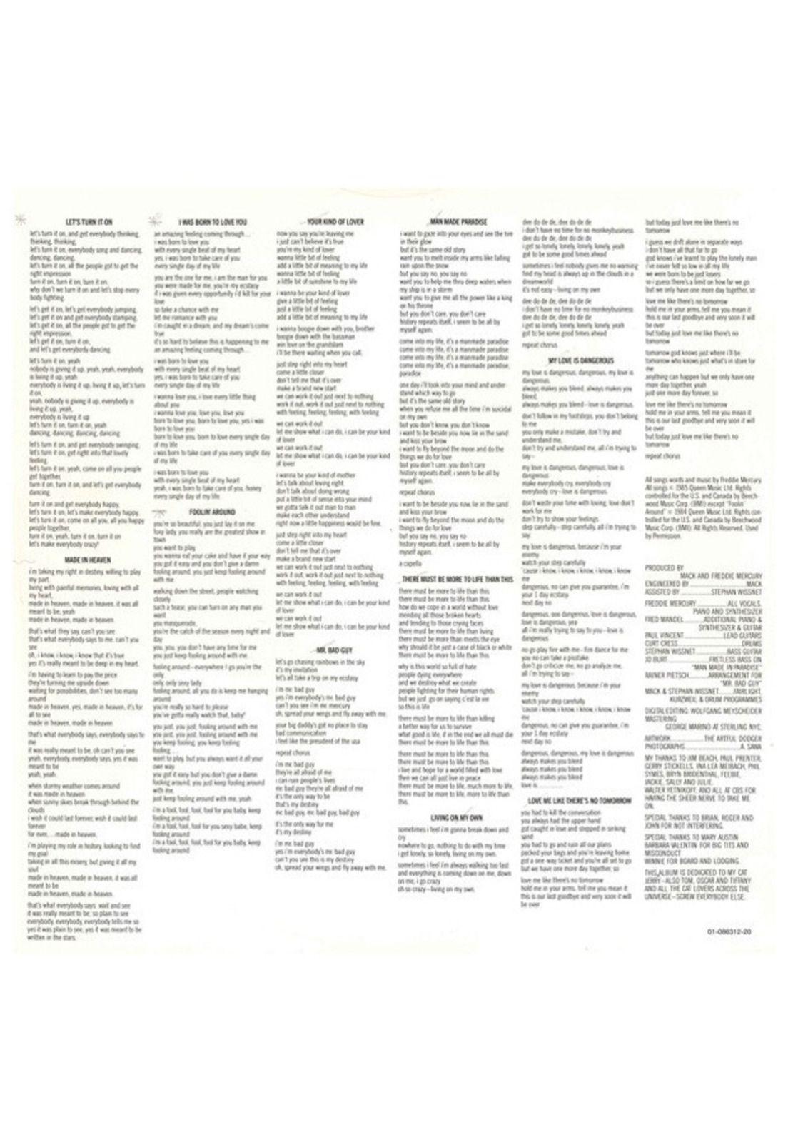 FREDDIE MERCURY - MR. BAD GUY | VINILO USADO-5