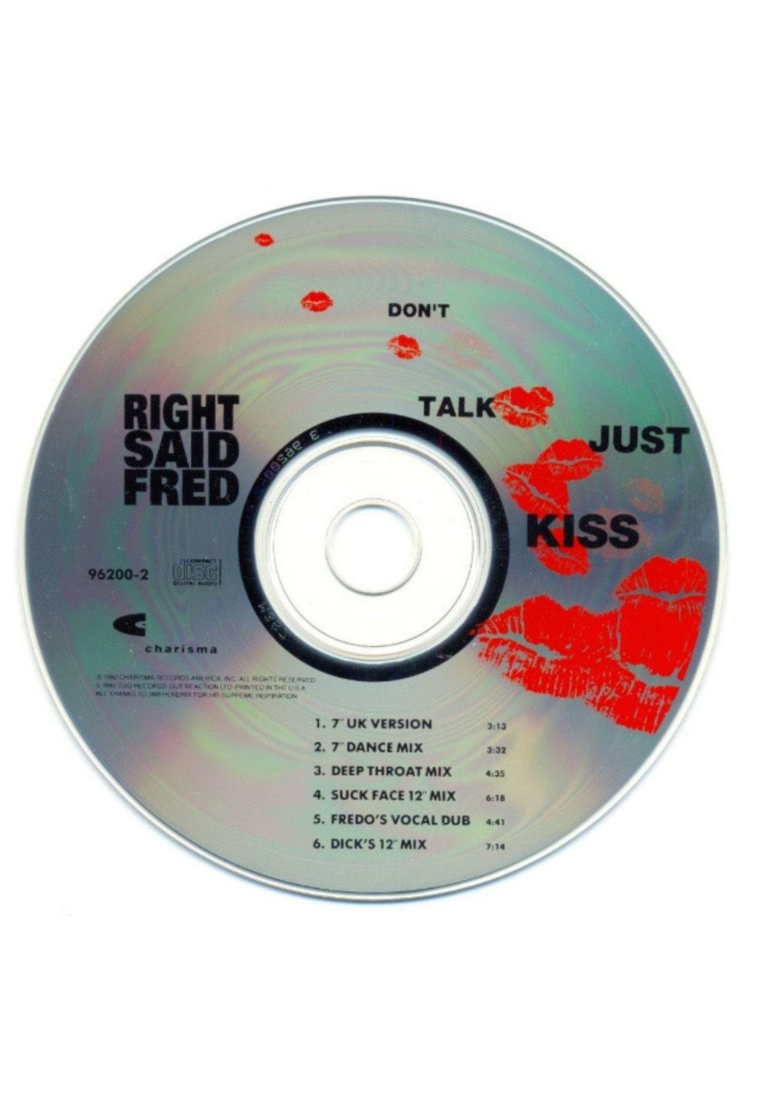 RIGHT SAID FRED - DON'T TALK JUST KISS | CD SINGLE-2
