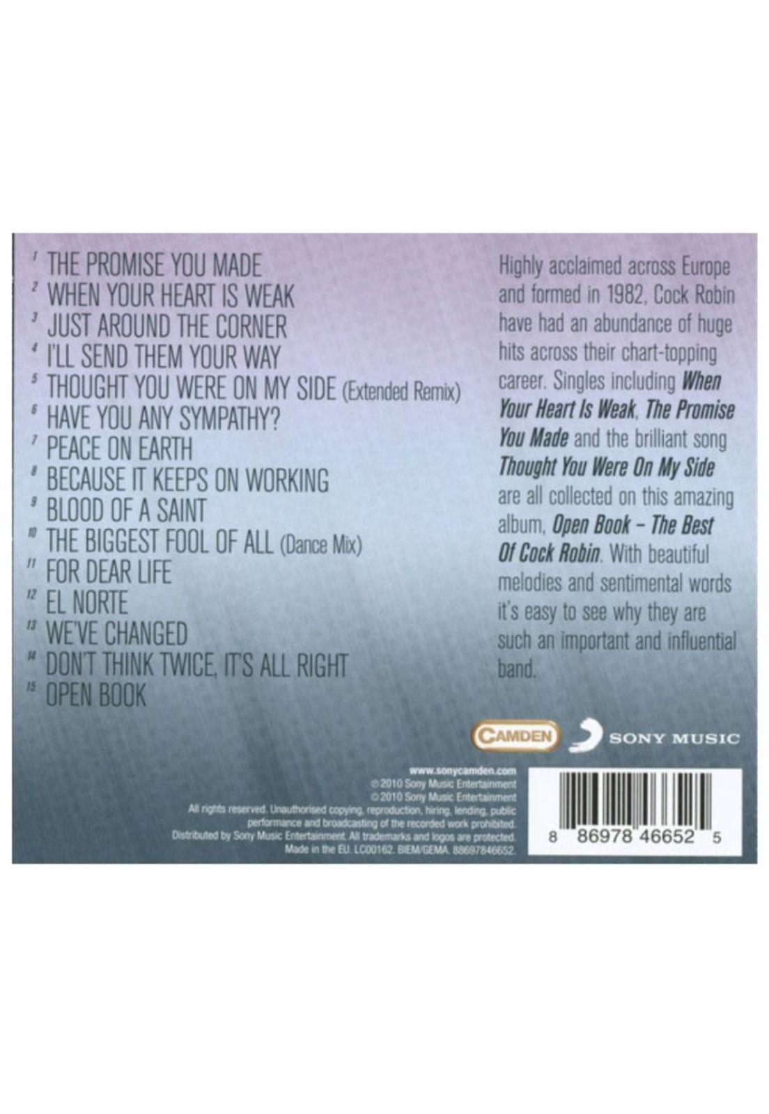 COCK ROBIN - OPEN BOOK: THE BEST OF | CD-1