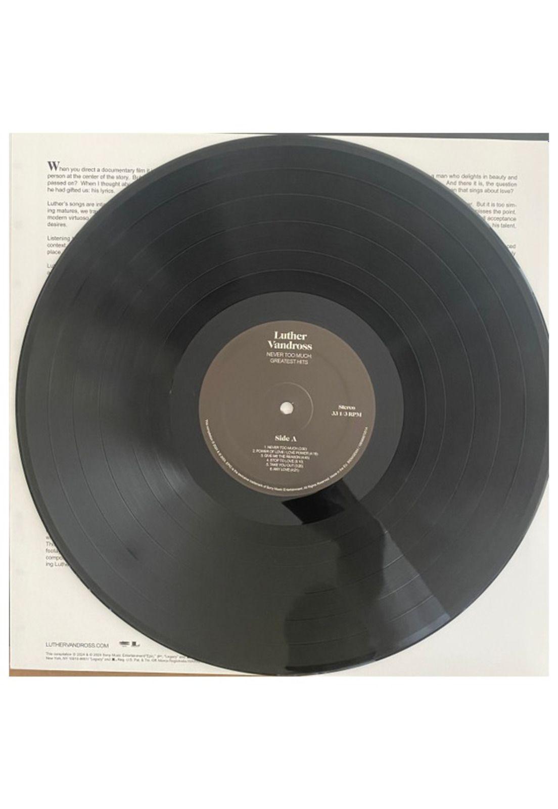 LUTHER VANDROSS - NEVER TOO MUCH: GREATEST HITS | VINILO-7