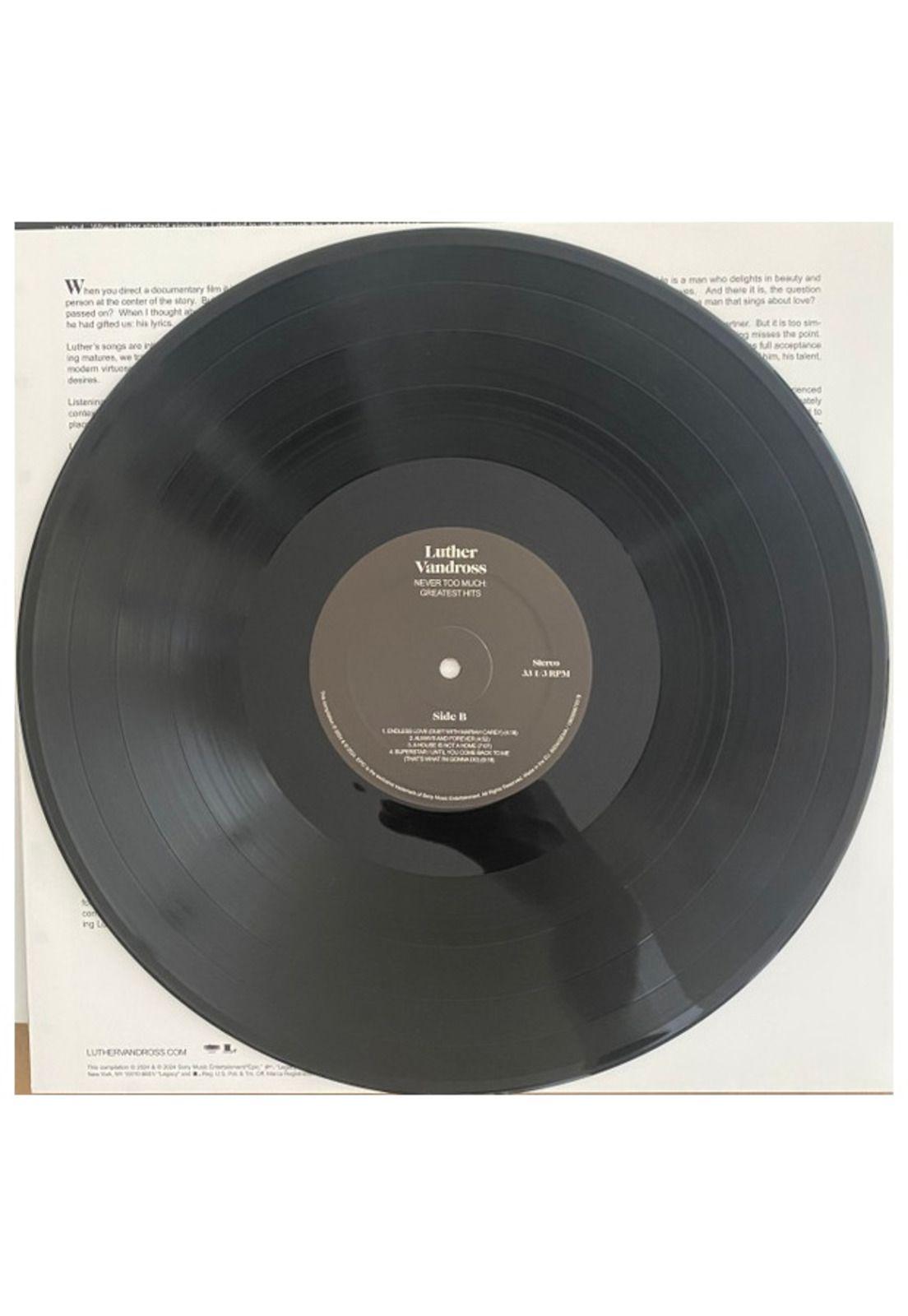 LUTHER VANDROSS - NEVER TOO MUCH: GREATEST HITS | VINILO-8