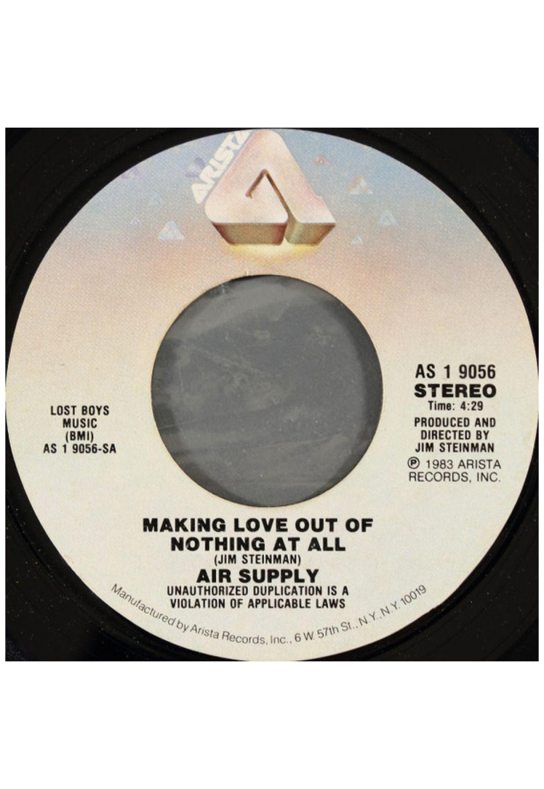 AIR SUPPLY - MAKING LOVE (OUT OF NOTHING AT ALL) | 7" SINGLE USADO-2