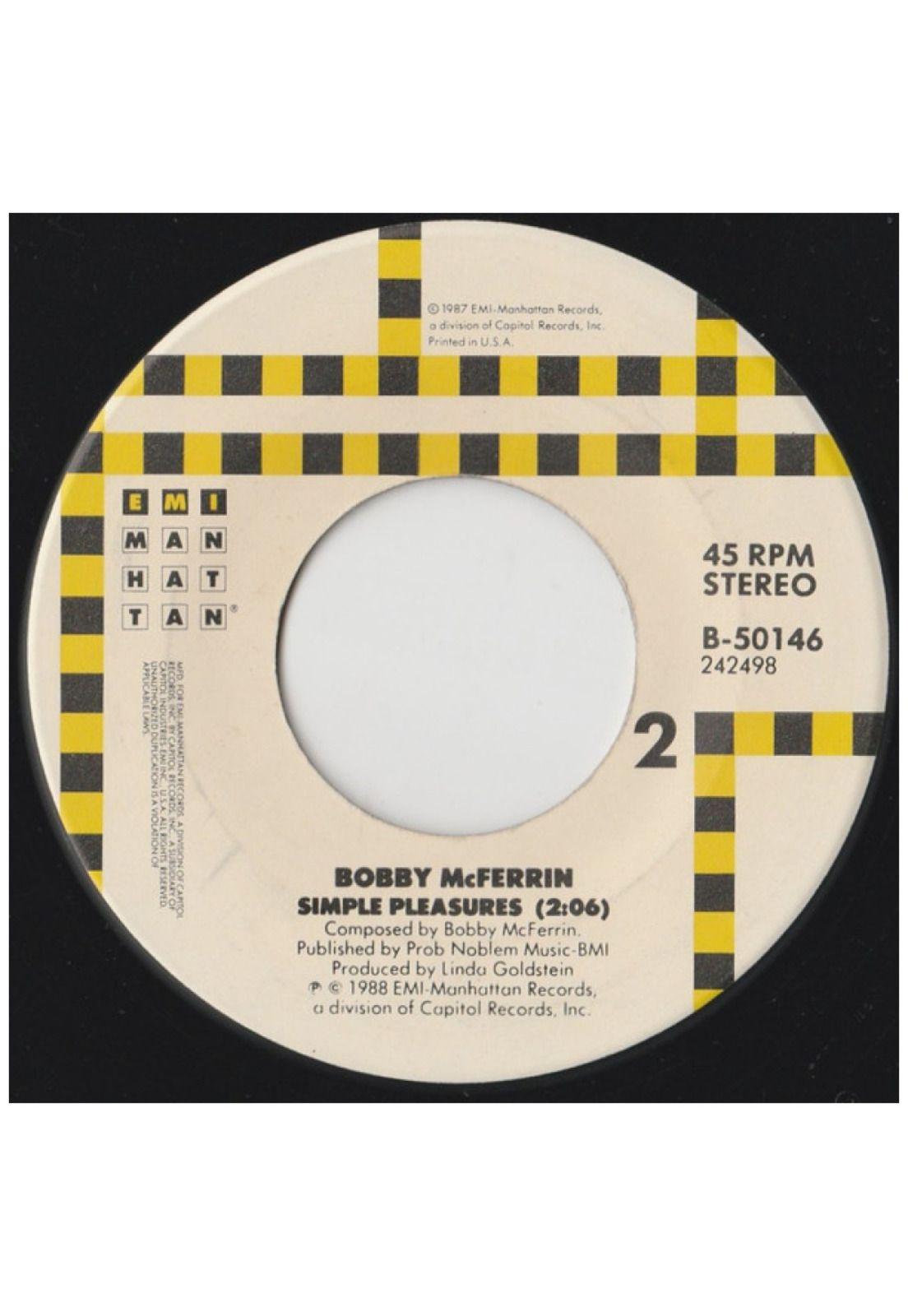 BOBBY McFERRIN - DON'T WORRY BE HAPPY | 7" SINGLE USADO-3