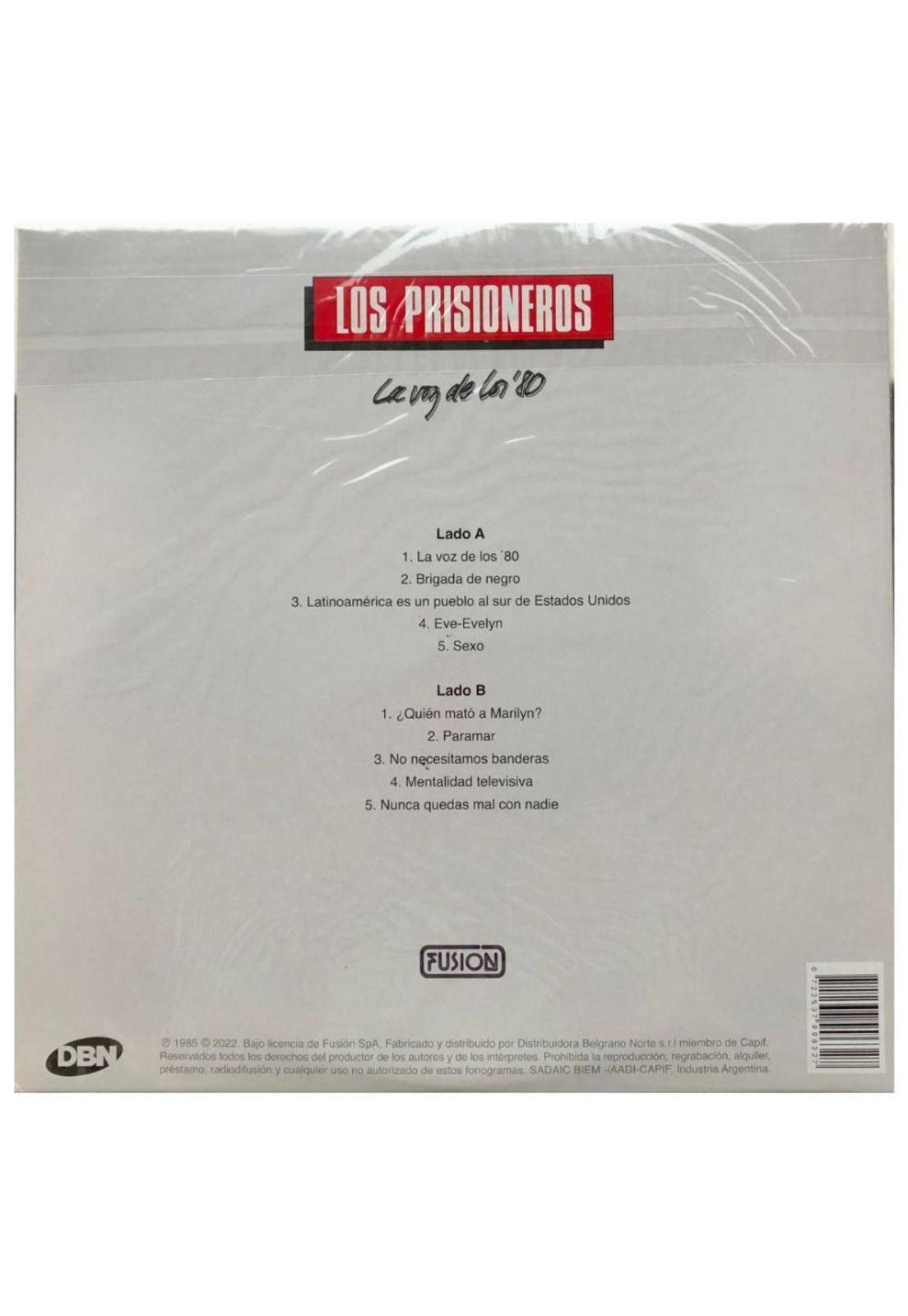 LOS PRISIONEROS - LA VOZ DE LOS 80 | VINILO-1