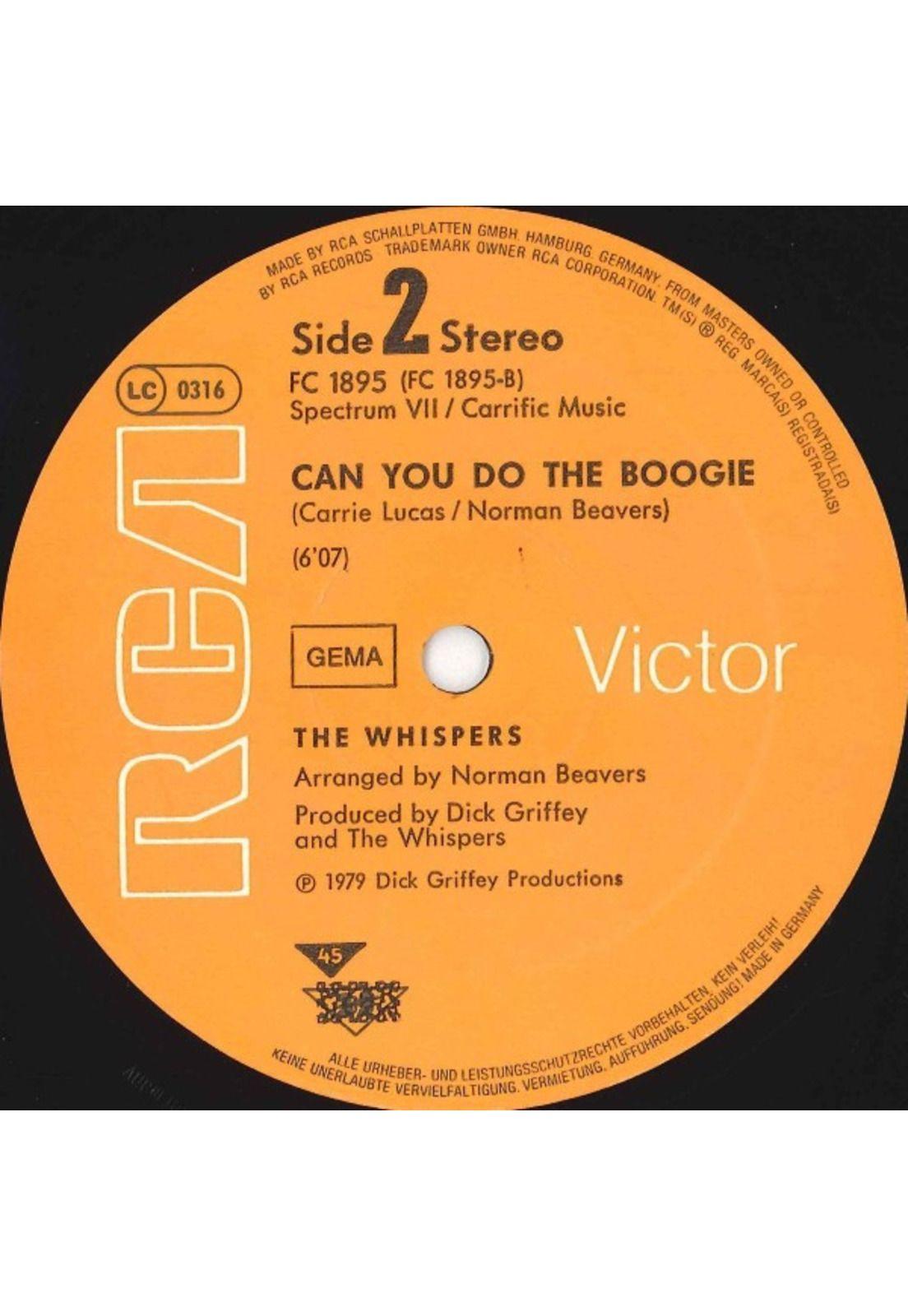WHISPERS - AND THE BEAT GOES ON | 12" MAXI SINGLE USADO-2