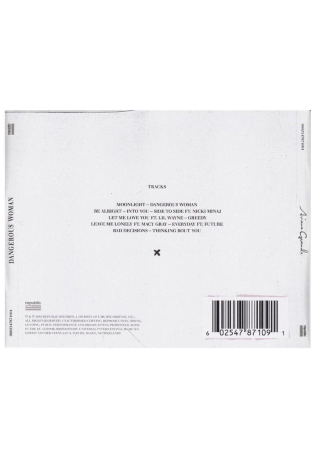 ARIANA GRANDE - DANGEROUS WOMAN | CD-1