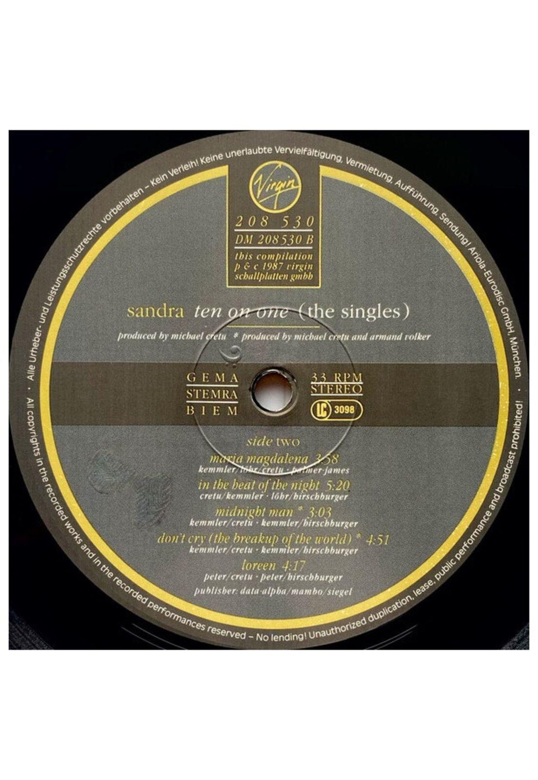 SANDRA - TEN ON ONE: THE SINGLES | VINILO USADO-3