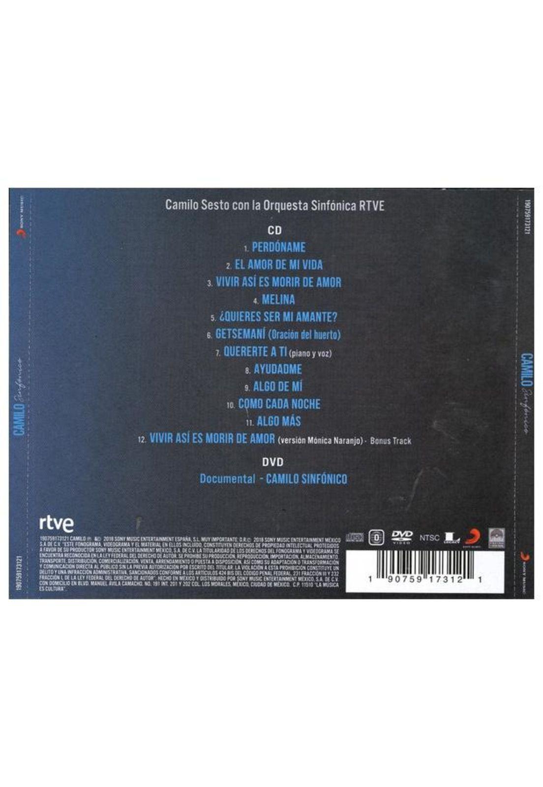 CAMILO SESTO - CAMILO SINFONICO (CD+DVD) | CD-1