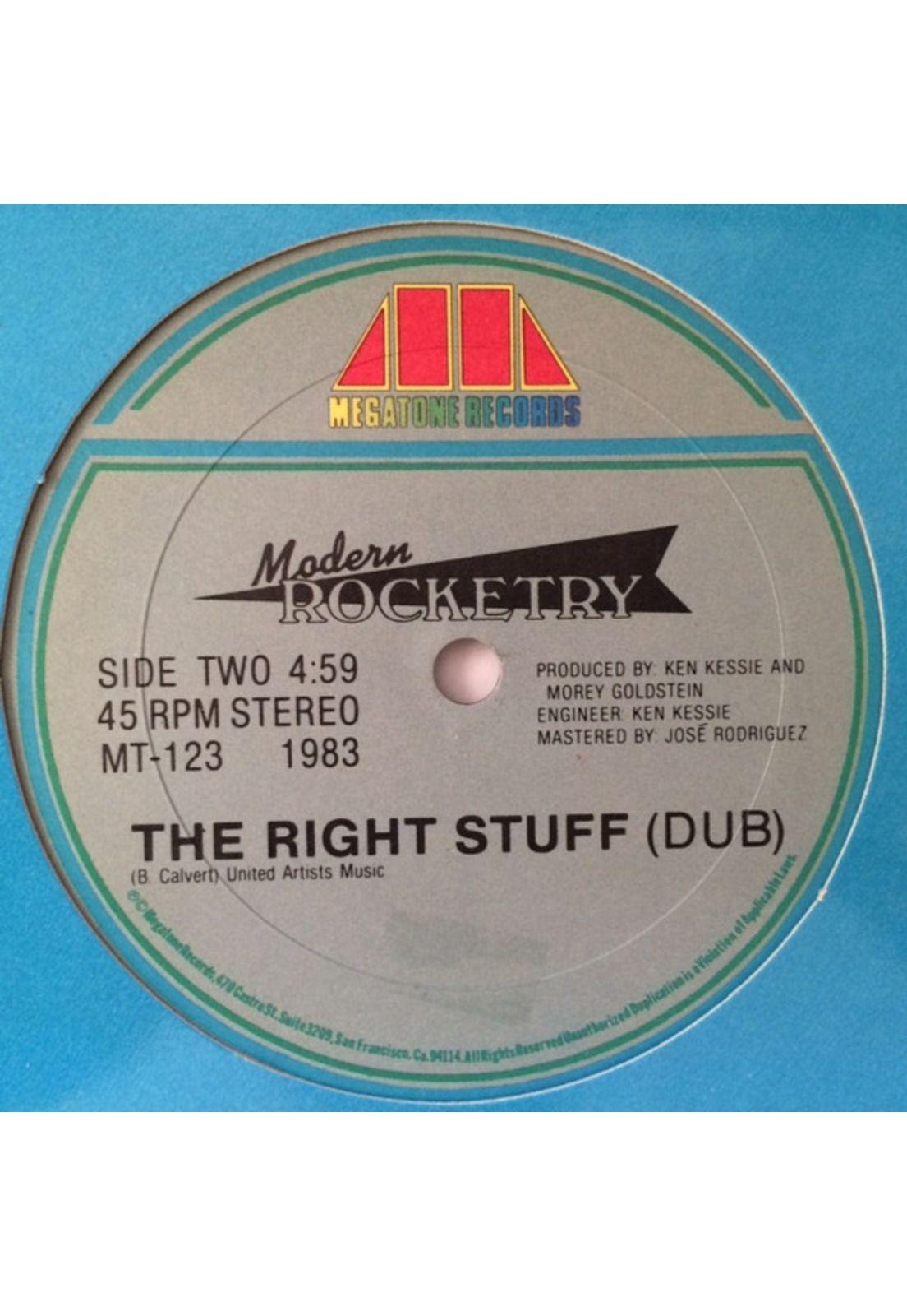 MODERN ROCKETRY - THE RIGHT STUFF | 12" MAXI SINGLE USADO-3