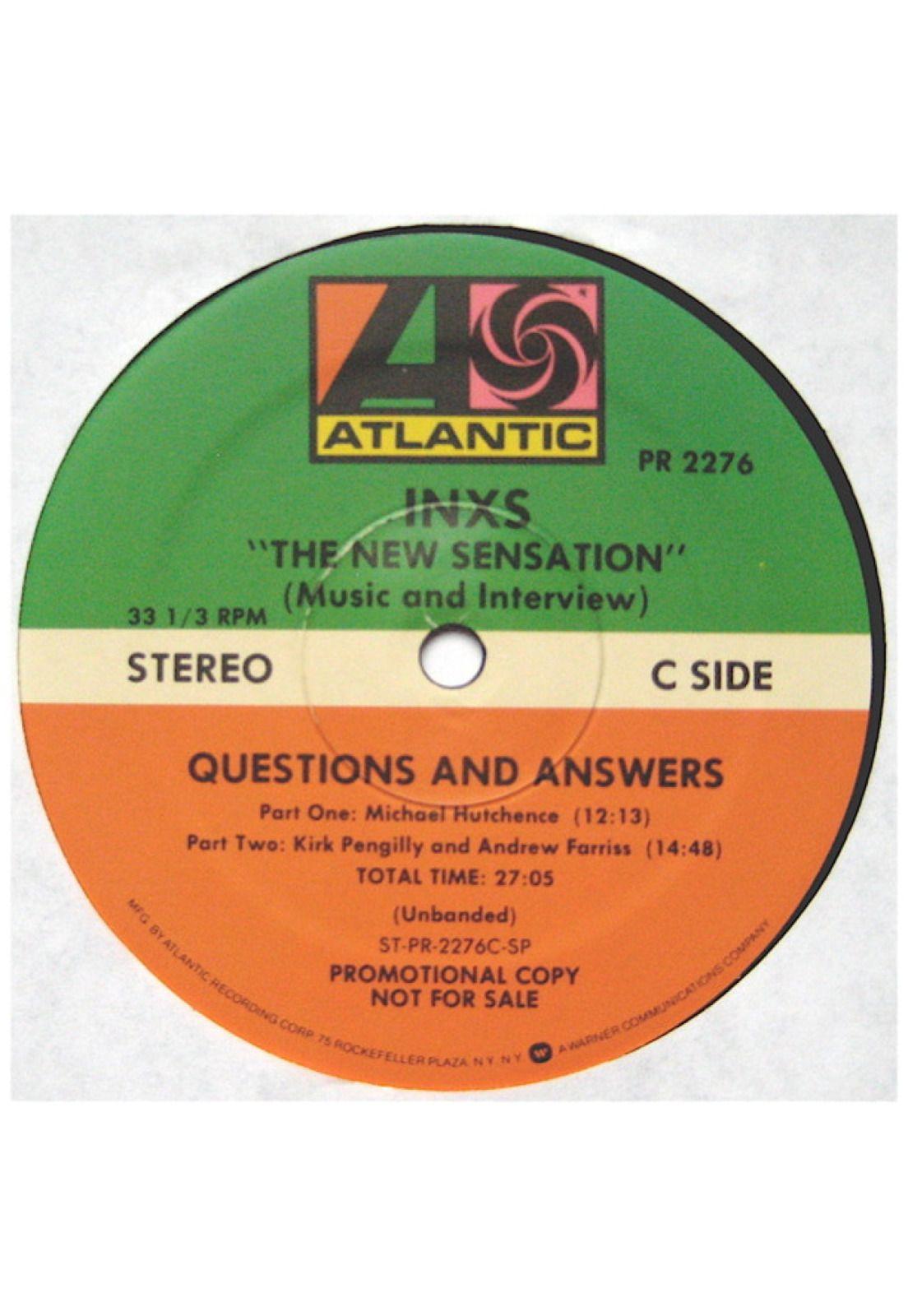 INXS - NEW SENSATION (12" SINGLE + LP INTERVIEW) (2LP) | 12" MAXI SINGLE VINILO USADO-5