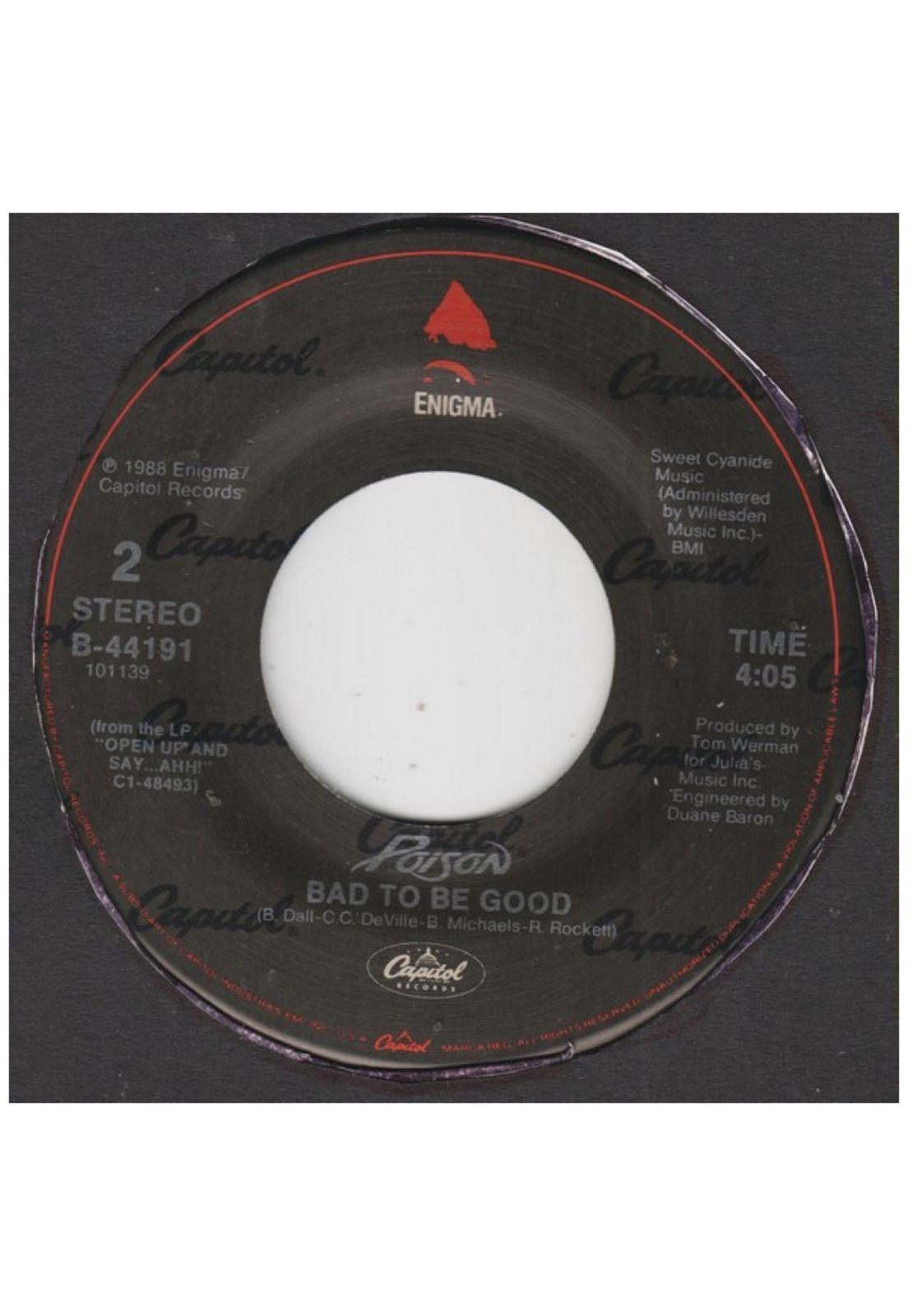 POISON - FALLEN ANGEL | 7" SINGLE USADO-3