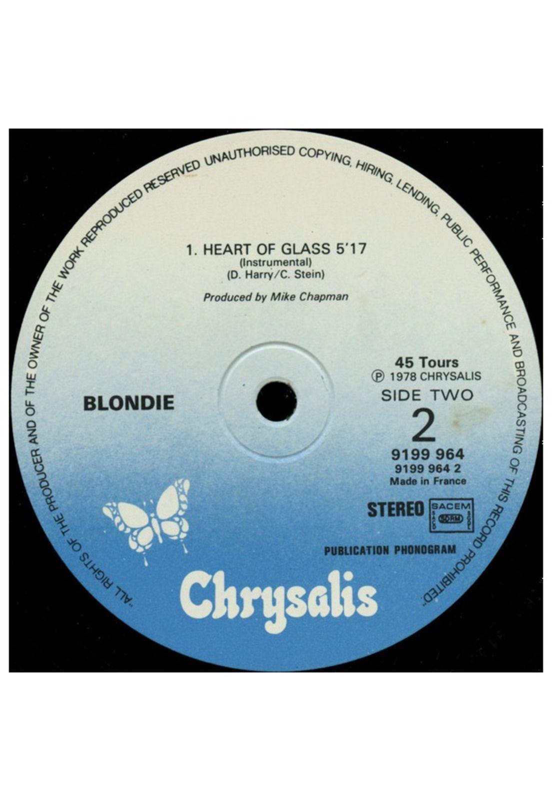 BLONDIE - HEART OF GLASS | 12" MAXI SINGLE USADO-3