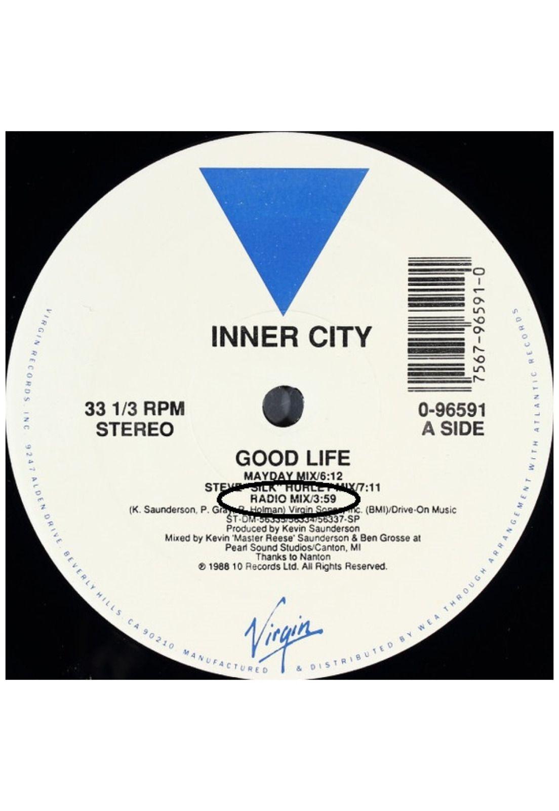 INNER CITY - GOOD LIFE | 12" MAXI SINGLE VINILO USADO-5