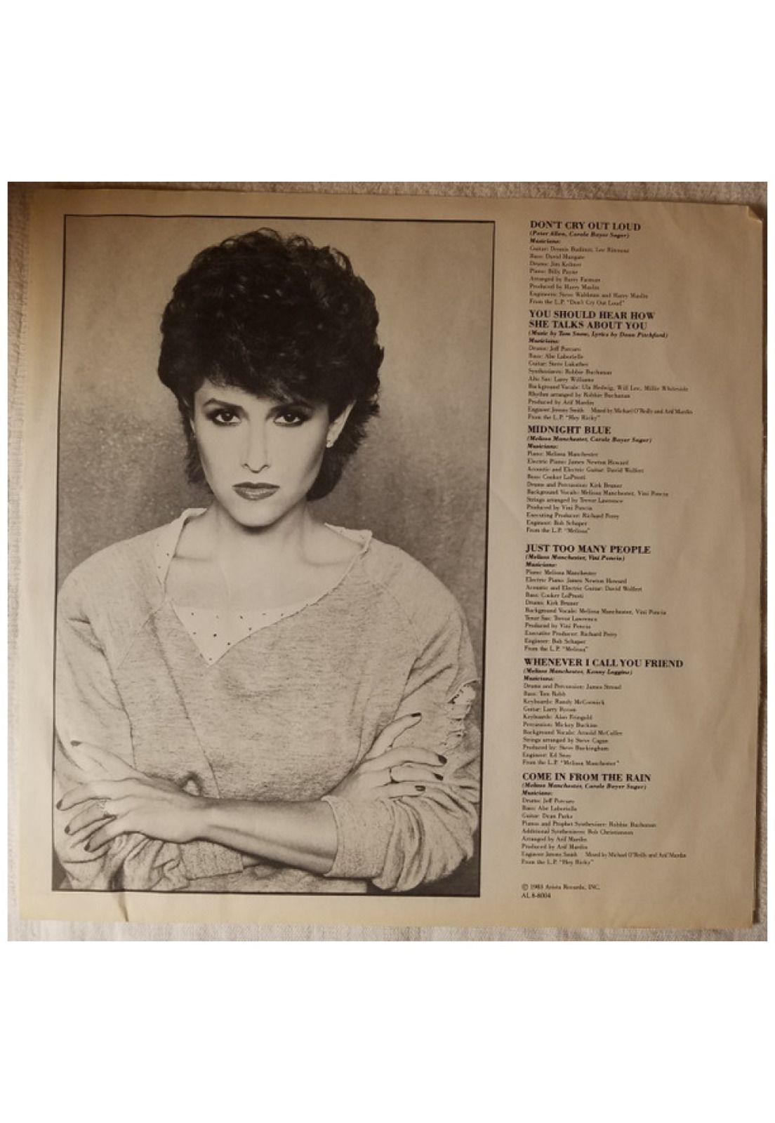 MELISSA MANCHESTER - GREATEST HITS | VINILO USADO-4