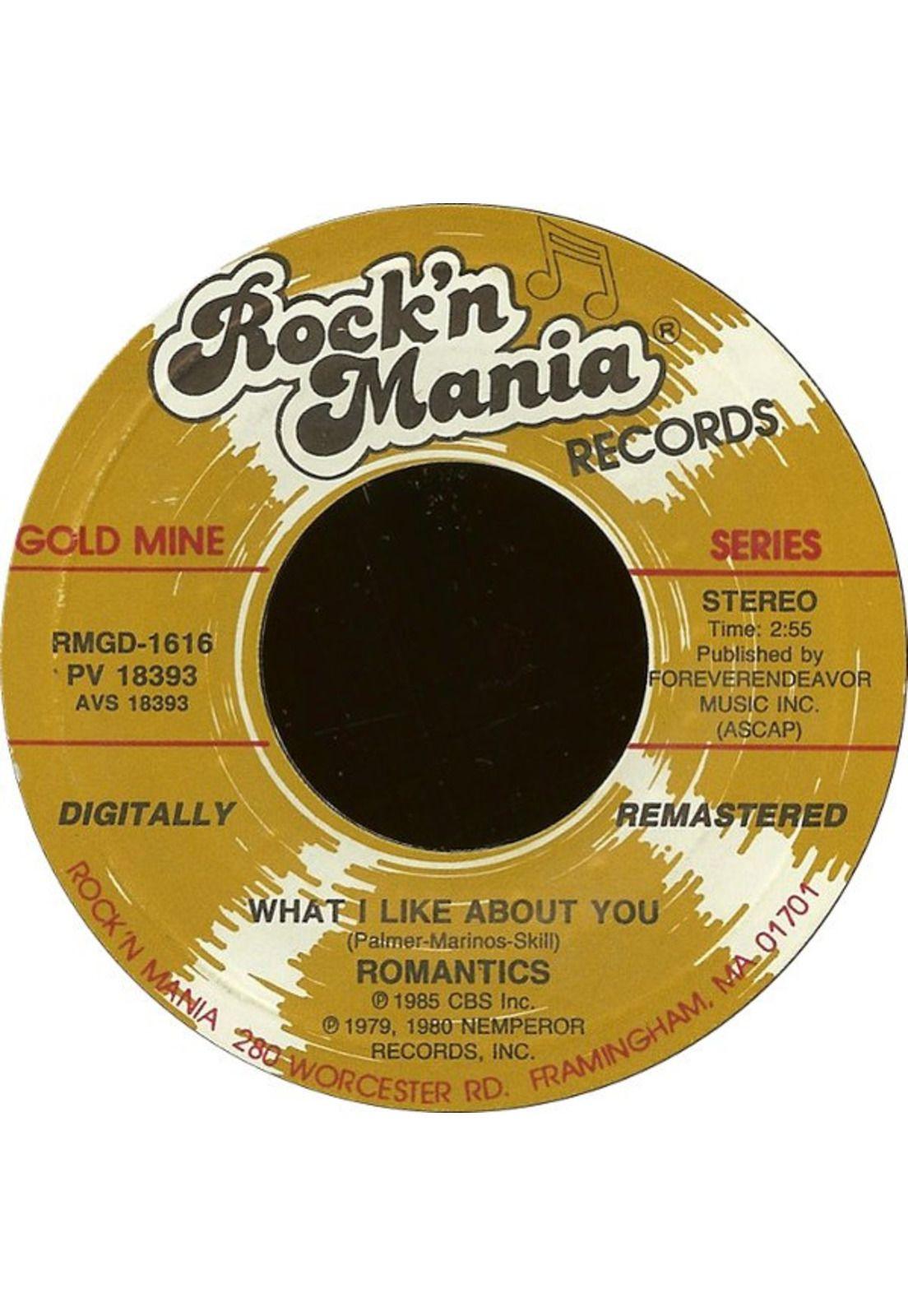 ROMANTICS - WHAT I LIKE ABOUT YOU | 7" SINGLE VINILO USADO-0