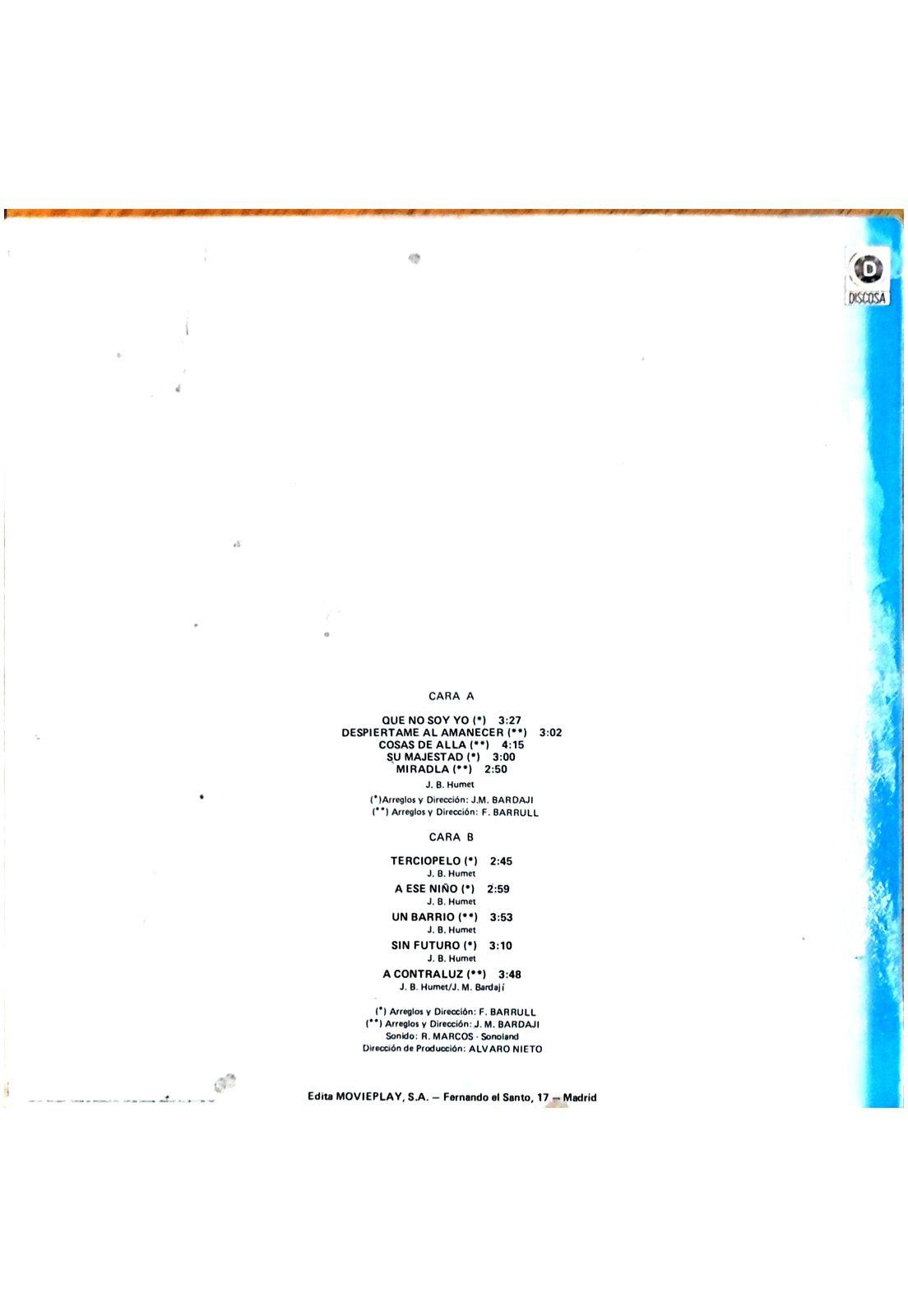 JOAN BAUTISTA HUMET - LO MEJOR | VINILO USADO-1
