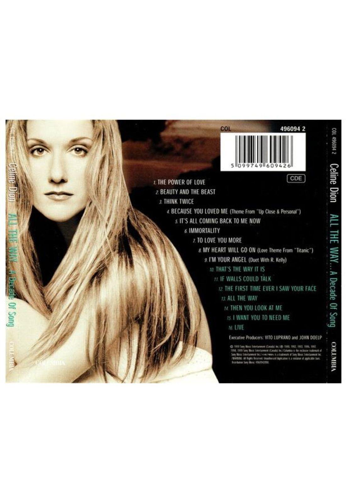 CELINE DION - ALL THE WAY...A DECADE OF SONG | CD-1