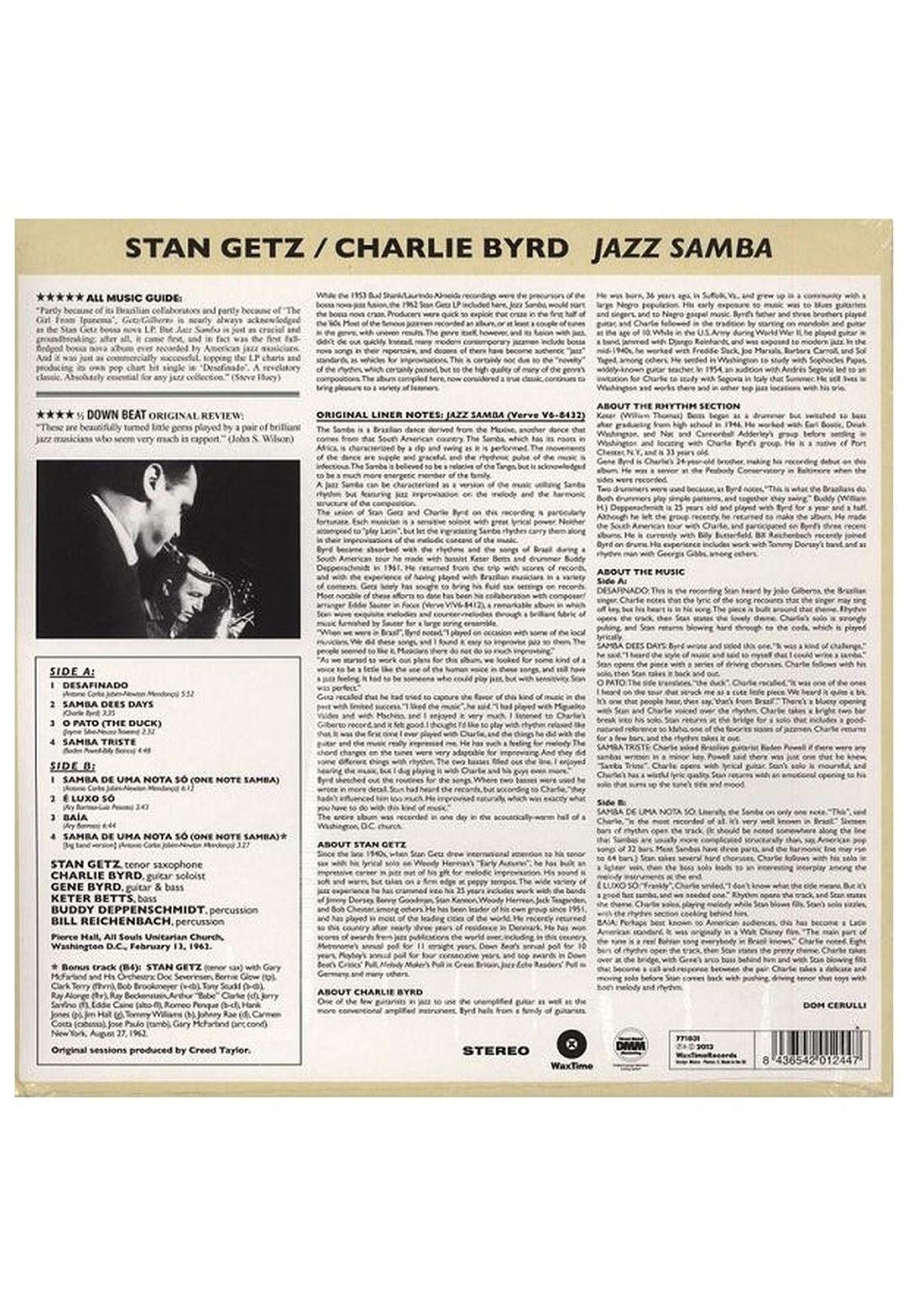STAN GETZ - JAZZ SAMBA | VINILO-0
