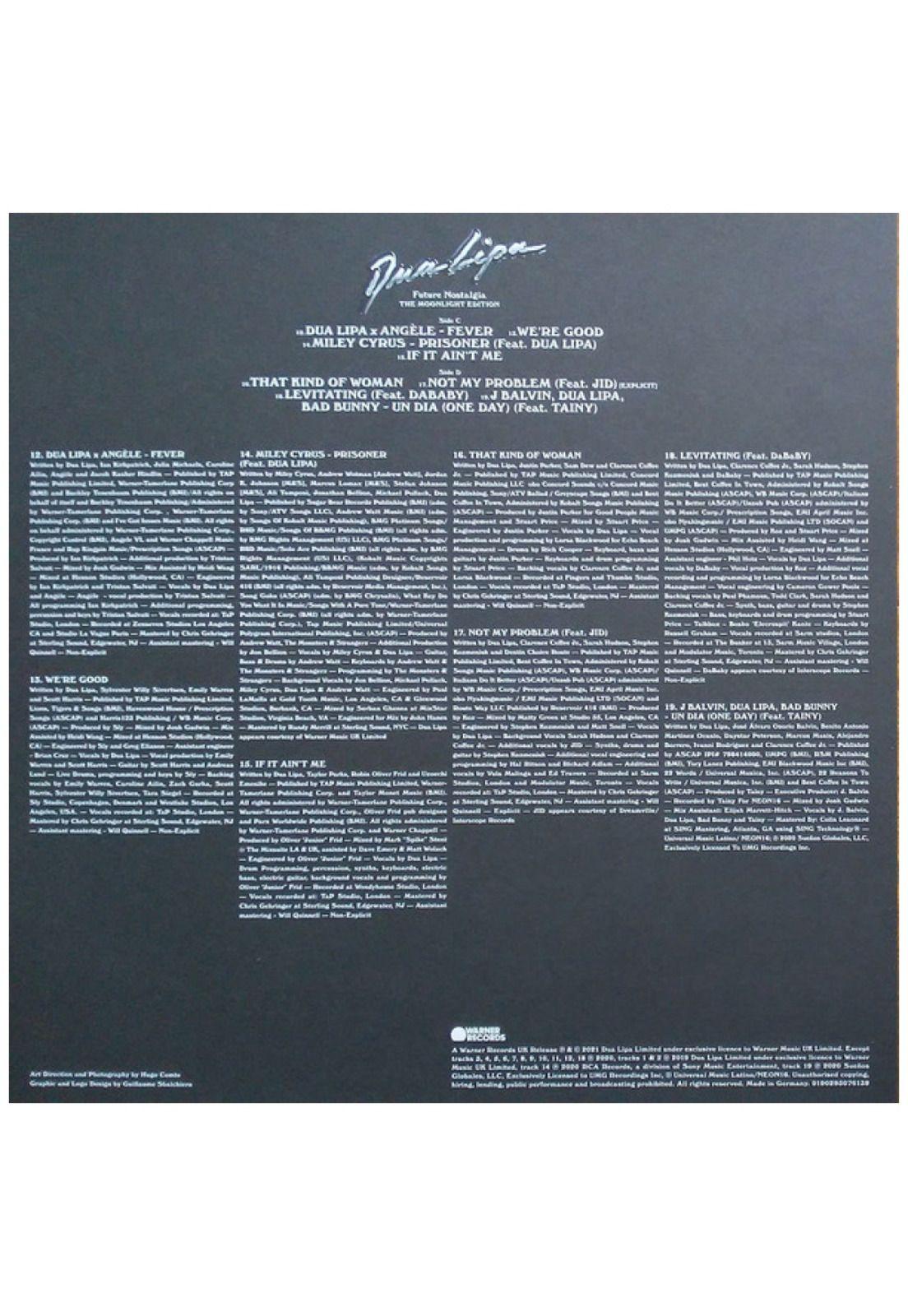 DUA LIPA - FUTURE NOSTALGIA (THE MOONLIGHT EDITION) (2LP) | VINILO-9