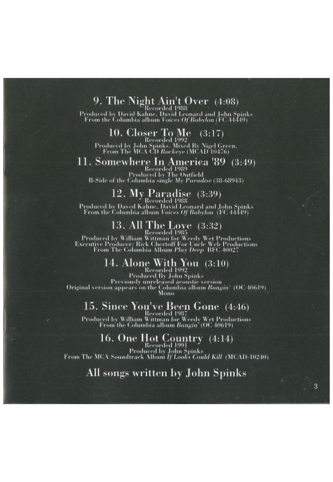 OUTFIELD - BIG INNINGS: THE BEST | CD USADO-5