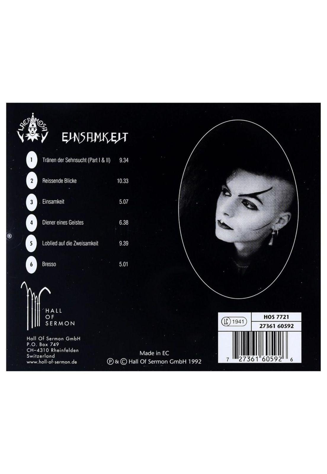 LACRIMOSA - EINSAMKEIT | CD-1