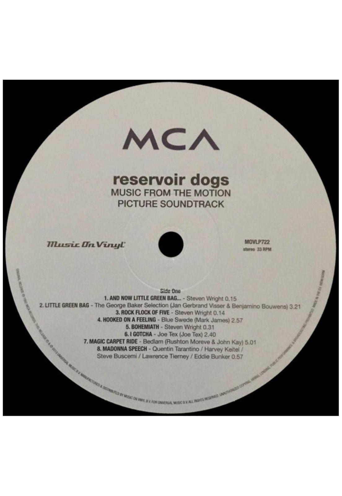 RESERVOIR DOGS  - SOUNDTRACK VINILO-2