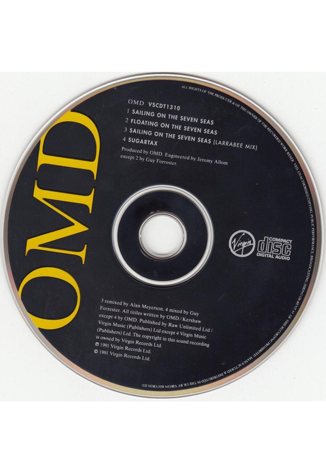 OMD - SAILING ON THE SEVEN SEAS | CD SINGLE USADO-2