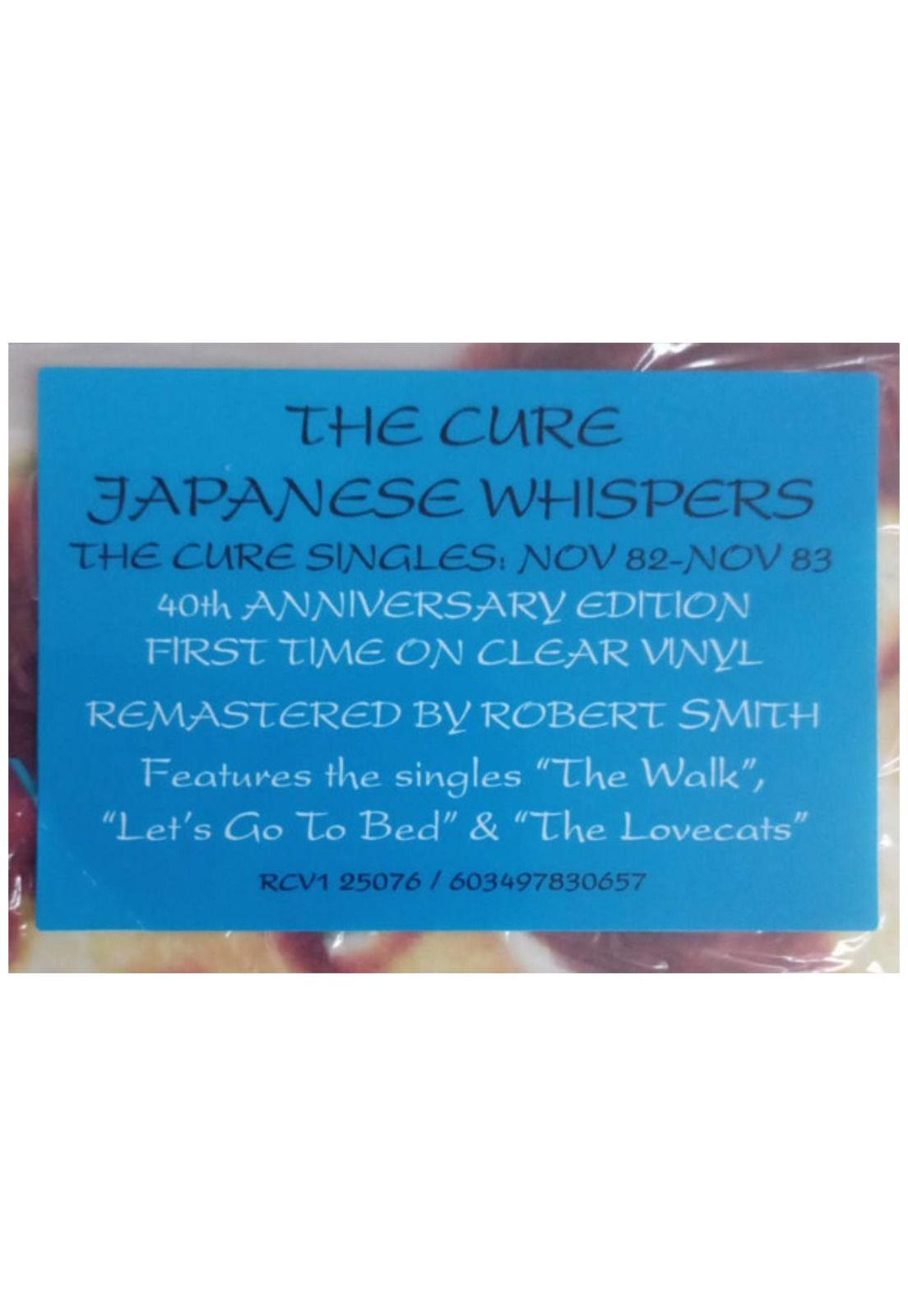 CURE - JAPANESE WHISPERS (CLEAR VINYL) | VINILO-3