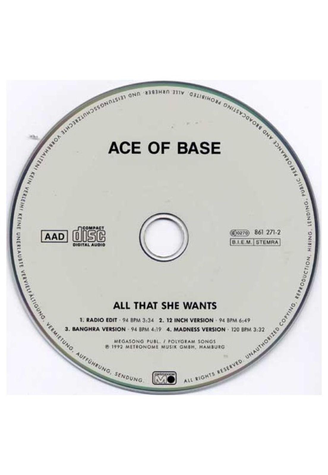 ACE OF BASE - ALL THAT SHE WANTS | CD SINGLE USADO-2